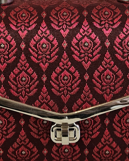 Lai Thai Handbag ( Siam Ruby Oval )