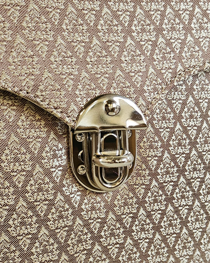 Lai Thai Handbag ( Royal Gold Square )