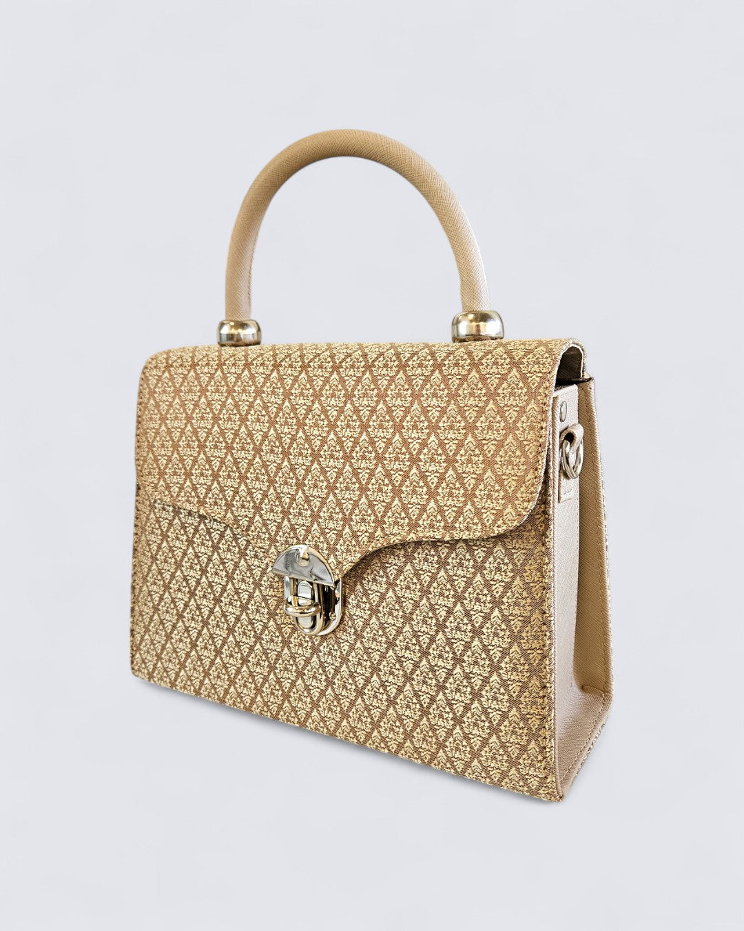 Lai Thai Handbag ( Royal Gold Square )