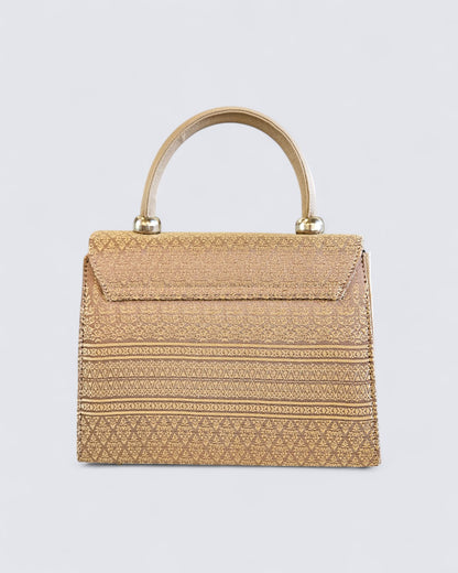 Lai Thai Handbag ( Royal Gold Square )