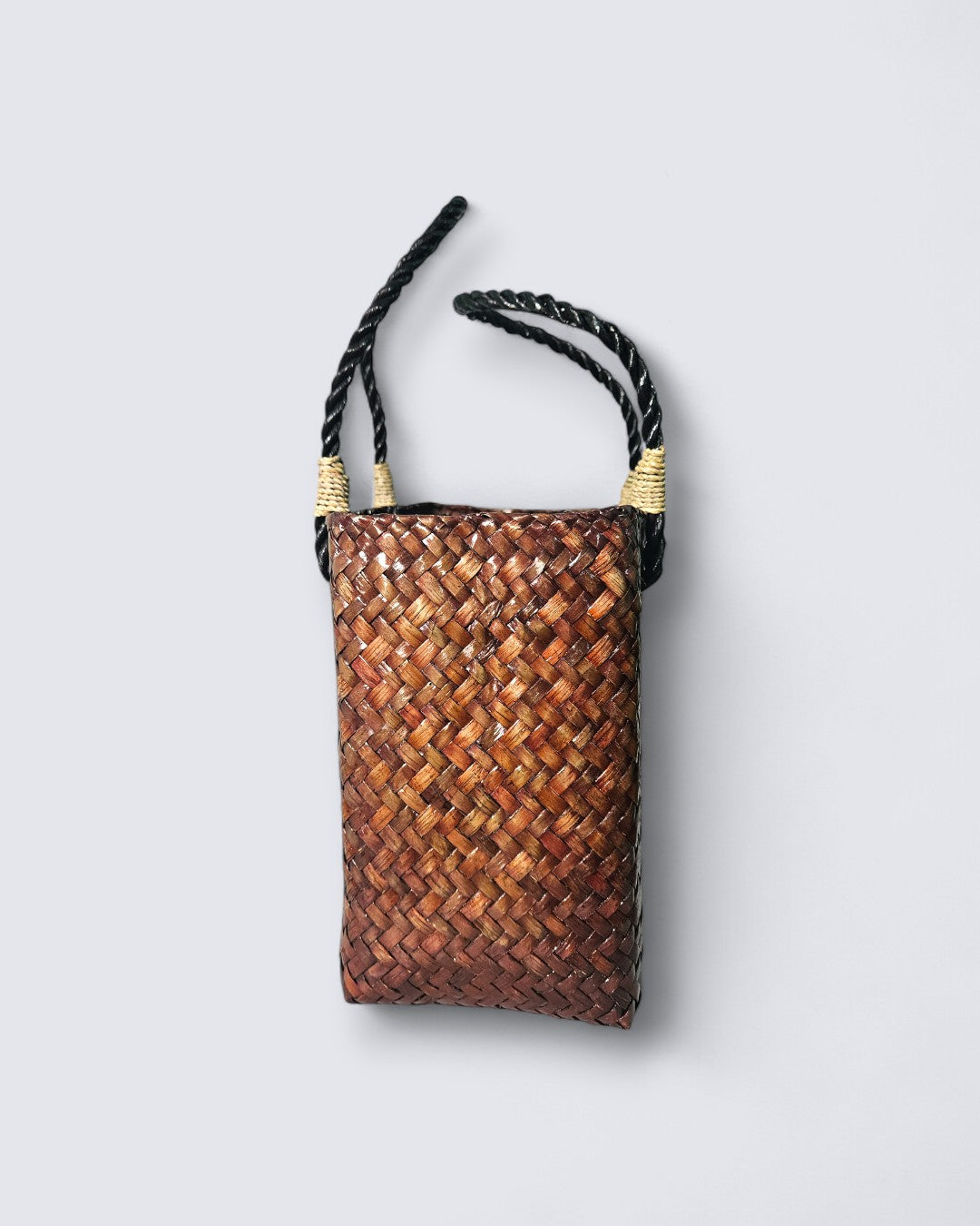 Chawa Tote Bags ( Burnt Brown Square )