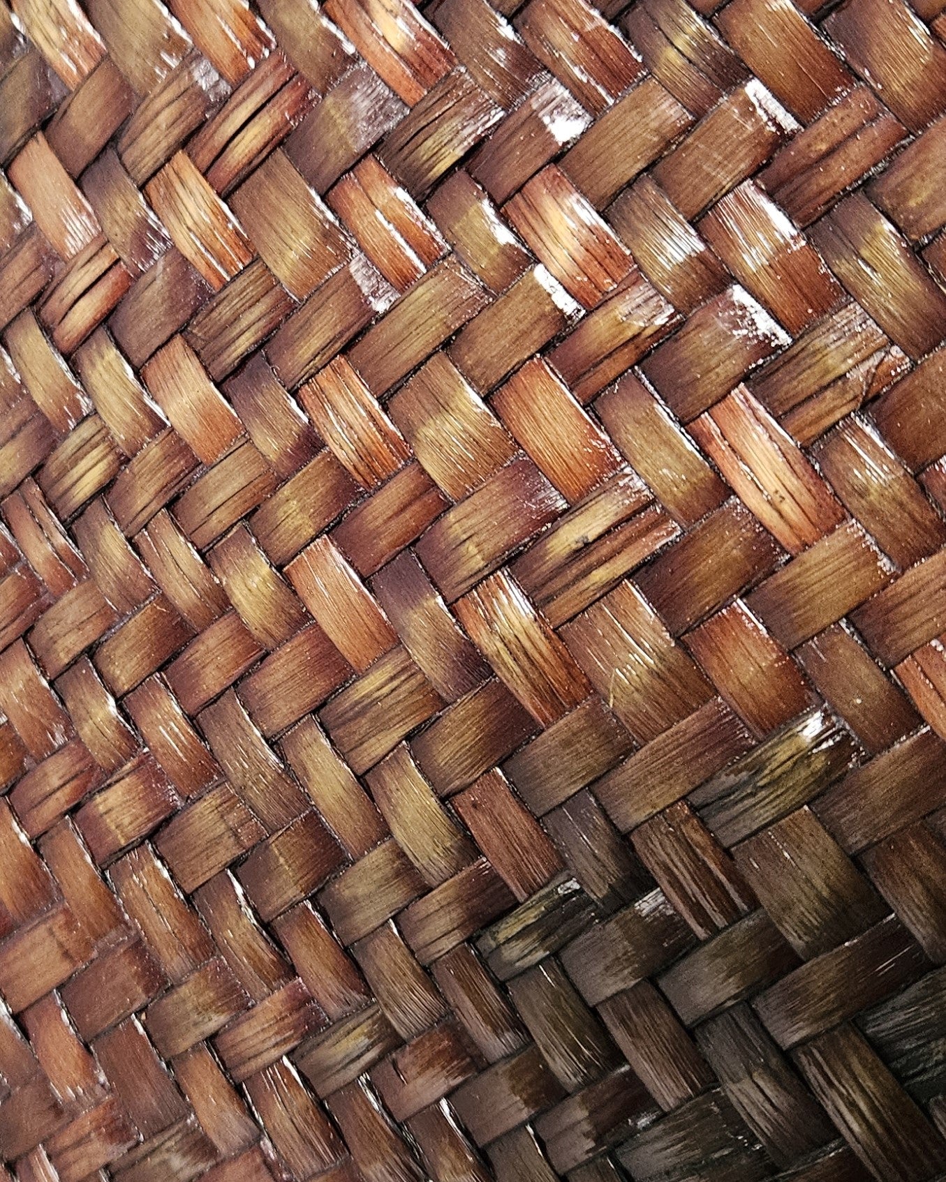 Chawa Tote Bags ( Burnt Brown Square )